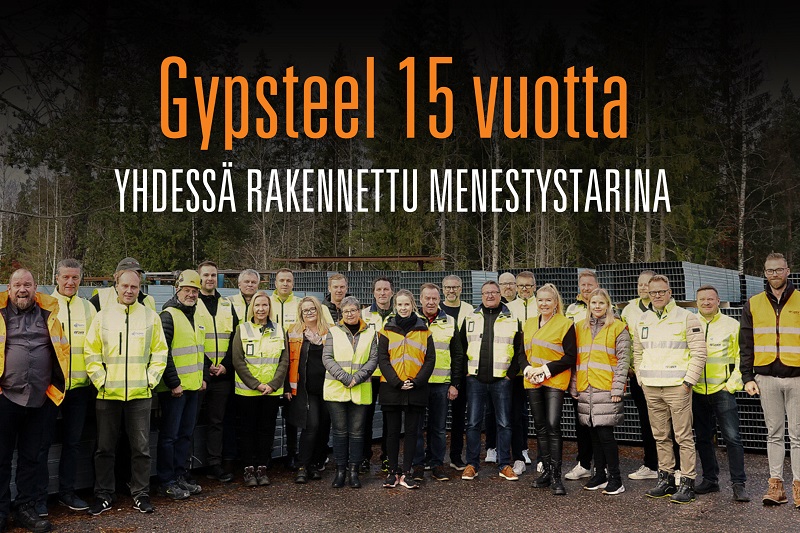 Gypsteel 15 vuotta tiimipäivä